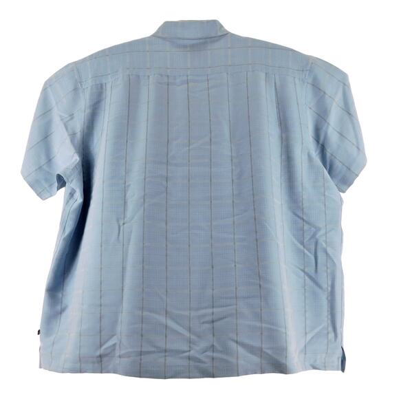 Geoffrey Beene Polyester Rayon Short Sleeve Button Shirt Mens XXL - Picture 3 of 3